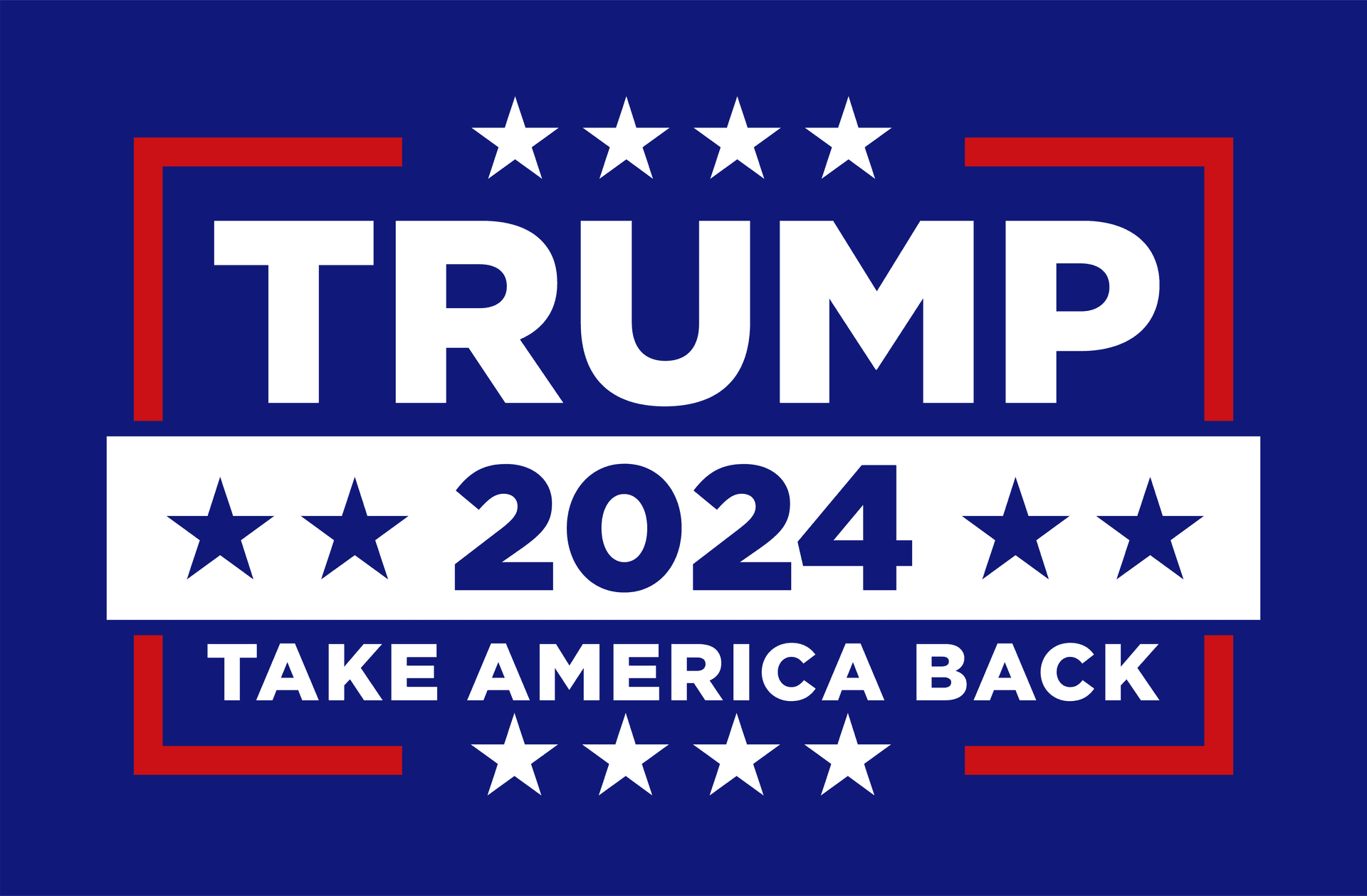 Trump 2024 Sign w/Yard Stake Yakima County Republican Party